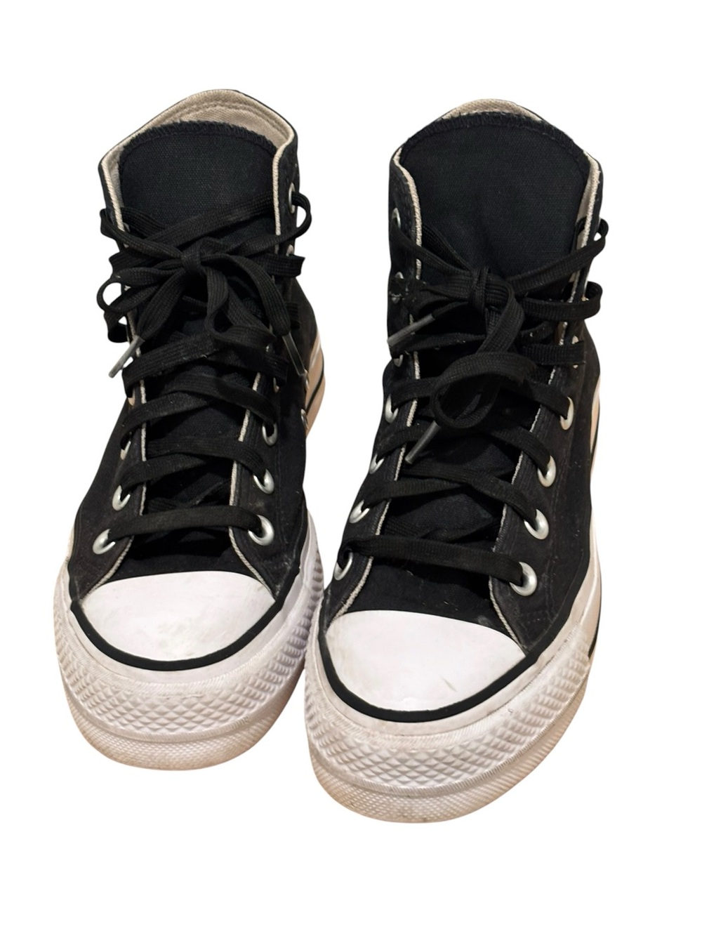 Unisex Black Converse Chuck Taylor All Star Platform High Top Shoes Men’s Size 5